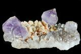 Amethyst Crystals in Quartz Matrix - Kazakhstan #46039-1
